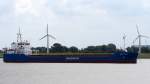 Die Nortrader am 05.08.2014 auf der Weser vor Bremerhaven.