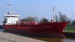 Die Havstraum am 29.03.2014 im Hafen von Emden. Sie ist 115m lang und 18m breit.