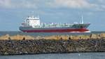 Tankschiff  Prospero  vor Cuxhaven, 10.9.2015