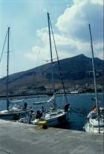 Ein Segeltrn in der griechischen Inselwelt der Kykladen im Mai 1996
