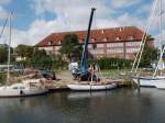 Eimaster wurde,am 15.Juli 2014,im Stralsunder Stadthafen zu Wasser gelassen.