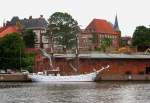 SS APHRODITE, MMSI 244231000, aus den Niederlanden hat ber Nacht im Lbecker Hansahafen gelegen...