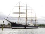 der Viermaster  Passat , das Schwesterschiff der untergegangenen  Pamir  liegt als Museumsschiff in Travemnde.