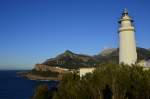 Far de Cap Gros. Der Leuchtturm steht an der Westseite der Hafeneinfahrt von Port de Sller. Er wurde 1859 vollendet und hat eine Reichweite von 13 Seemeilen. (11.03.2013)