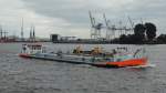 PIETER HUBERT (ENI 02103632) am 27.11.2012, Hamburg, im Khlfleet (Finkenwerder) /  Saugrohrbaggerschiff / La 72,11 m, B 9,2 m, Tg max.