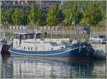Dieses Namenlose Hausboot lag am 18.09.2013 in Kiel im Binnenhafen.