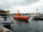 SCHILKSEE am 10.8.2013, Laboe auslaufend /  Lotsenversetzboot, Typ Travemnde / La 16,31 m, B 5,27 m, Tg 1,2 m / 2 MAN-Diesel, ges.