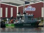 Am 26.09.11 fotografierte ich dieses Motorboot der Kstenwache im Hafen von Sassnitz