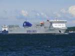 W�hrend die COLOR MAGIC die Kieler F�rde in Richtung Ostsee ...