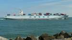 Rotterdam Die 'Cosco Yantian' l�uft ein. Was f�r ein Riese. Das Bild stammt vom 13.06.2009