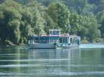 Passagierschiffe  MS Siesta unterwegs auf der Aare bei B�ren an der Aare am 13.06.2009