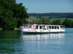 Passagierschiffe BSG - MS Stadt Solothurn unterwegs auf der Aare bei Altreu am 13.06.2009