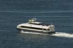 Hochgeschwindigkeitskatamarane Die M/S 'Tidecruise' auf dem Weg von Bergen nach Stavanger; 08.06.2009