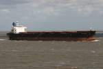 Massengutfrachter  MONTE PELMO,  A8OY4
L:225m  B:32m  Gt:38684to
Flagge: Liberia,  Baujahr:2000