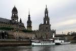 Personenschiffe PD DRESDEN in Dresden, Br�hlsche Terrasse, Baujahr 1926 (19.06.2009)