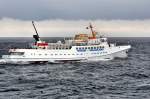 Die Funny Girl am 18.07.09 bei Windst�rke 5 vor Helgoland. ...
