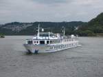 Am 12.08.09 fuhr die Poseidon moselaufw�rts an Koblenz vorbei.  ...