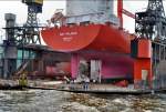 Frachter Cap Palmas im Schwimmdock 10 von Blohm&Voss am 15.Juli ...