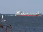 Prospero(IMO-9212589;L=145;B=22m)ist bei Cuxhaven Elbaufw�rts ...  innviertel 26.09.2009