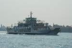 Passagier- und RoRo-Frachtschiffe (F�hren) F�hrschiff von Venedig-Lido unterwegs zum F�hranleger nach Venedig 2.10.09