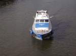 Mosel und Saar Das Bild zeigt ein Schiff auf der Saar in Saarbr�cken. Das Foto wurde am 02.10.2009 aufgenommen.