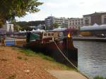 Mosel und Saar Dieses Foto zeigt ein Ausstellungs Schiff. Das Foto habe ich am 02.10.2009 aufgenommen. Auch auf diesem Foto ist der Saarl�ndische Landtag zu sehen.