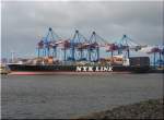 Hamburg Hamburg am 4.10.09 - NYK ARTEMIS am Altenwerder Containerterminal.