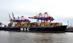 Hamburg MSC Pina am 5.10.09 in Hamburg.