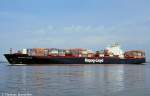 Containerschiffe Die Colombo Express bei L�he-Sand.