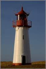 Sylt Der Leuchtturm List West ist Deutschlands n�rdlichster Leuchtturm und dient als Leit- und Orientierungsfeuer. Der Turm ist seit dem 01.01.1858 in Betrieb. Scan eines Dias vom 08.12.2004.