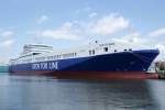 Die Tor Ficaria im Juli 2009 in Bremerhaven.IMO-Nummer: 9320568 //Typ:Fracht ...
