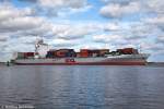 Die OOCL Norfolk auf ...  Matthias Boerschke 17.11.2009