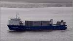 Die 2009 gebaute KUGELBAKE (IMO 9510747) am 16.08.2009 Weser aufw�rts ...