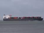 Atlantic Compass von ACL(IMO-8214176;L=292;B=32mtr.) erreicht um 20:20 die bei Cuxhaven ...