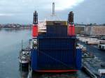 MV STENA FREIGHTER von ...  der Mecklenburger 03.01.2010