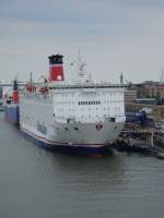 Stena Germanica in G�teborg vor Anker. Sommer 09  ...