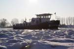 Eisbrecher Eisb�r vom WSA Brandenburg im Jan.2010 auf der Havel ...