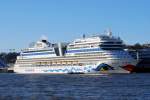 Die AIDAblu Flagge:Italien Heimathafen:Genua L�nge:252m Tonnage:71.100BRZ Geschwindigkeit:22 Knoten Besatzung:607 Passagiere:2174 ...