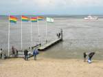 Dangast: Das Ausflugsschiff Etta von Dangast kehrt Heim. In der ...