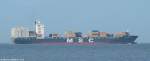 Das Containerschiff MSC Astrid ...  Martin Mildner 04.04.2010