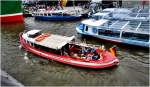 Die Barkasse Seute Deern am 9.05.2010 an den St.Pauli Landungsbr�cken. ...