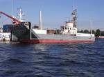 Ehem. Landungsboot, heute Flunder, HH Wiesmoor, im Rostocker Fischereihafen  ...