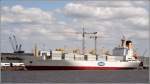 Die 1992 gebaute CHIQUITA SCHWEIZ (IMO 9015216) liegt am 26.06.2010 ...