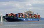  Hyundai Global  passiert L�he/Elbe ...  Johnny Goertz 02.07.2010