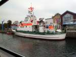 Rettungskreuzer Arkona in Warnem�nde im Oktober 2010.  ...