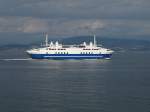 F�hrschiff Achaios beim Auslaufen aus dem Hafen von Kerkyra/Korfu  ...