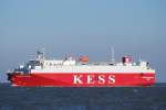 Der Autotransporter Schelde Highway ...  Bj�rn-Marco Halmschlag 31.10.2010