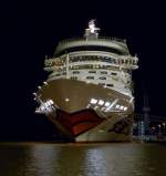 Die AIDAsol am 09.03.2011 vor der Meyer Werft in Papenburg. ...