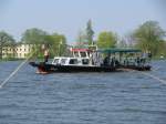 Auf dem Burgsee konnte ich die MS Albert ablichten. Schwerin ...