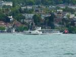 Z�richsee - DS Stadt Rapperswil unterwegs nach Z�rich am 13.08.2011 ...